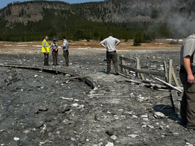 Hydrothermal Explosion Causes Damage in Yellowstone National Park